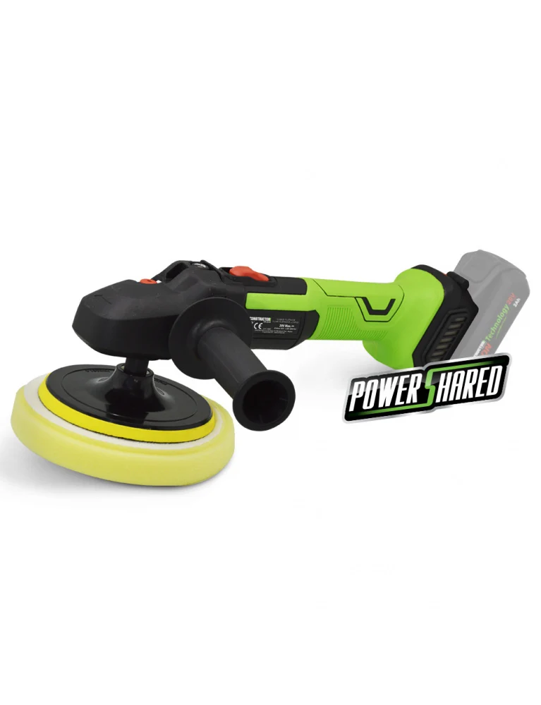 Polisseuse sans fil 20V – Moteur brushless – Vitesse variable – Démarrage progressif – Plateau 145 mm