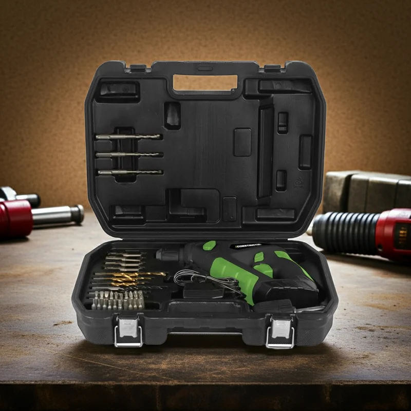 Perceuse visseuse marteau perforateur 3 en 1 – 14,4V – Batterie lithium – Mandrin SDS universel