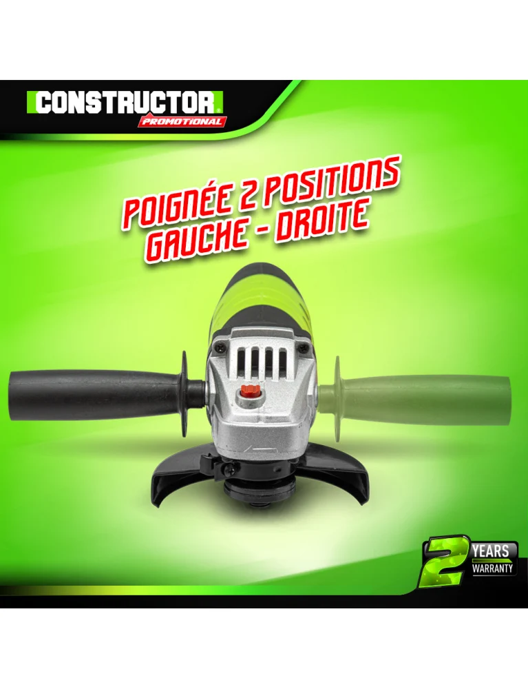 Meuleuse d’angle 500W – Disque 115 mm – Compacte et précise