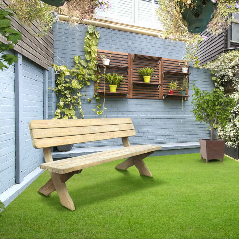 Banc de jardin en bois 180 cm – Pin sylvestre et épicéa – Traité