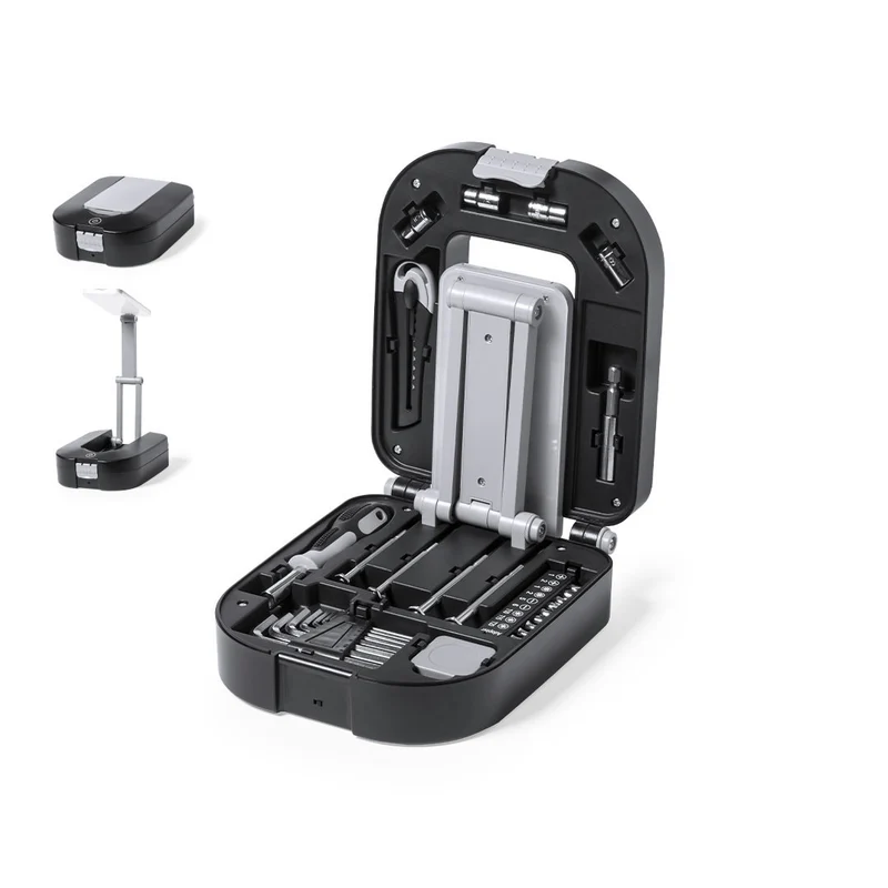 Ensemble original d'outils avec lumière et 30 accessoires TEIGEL