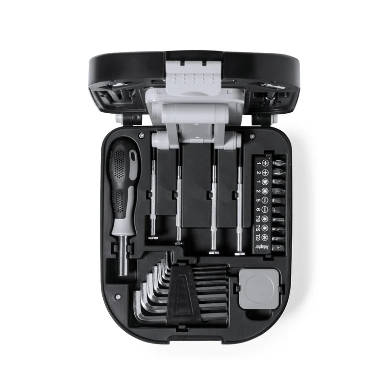 Ensemble original d'outils avec lumière et 30 accessoires TEIGEL