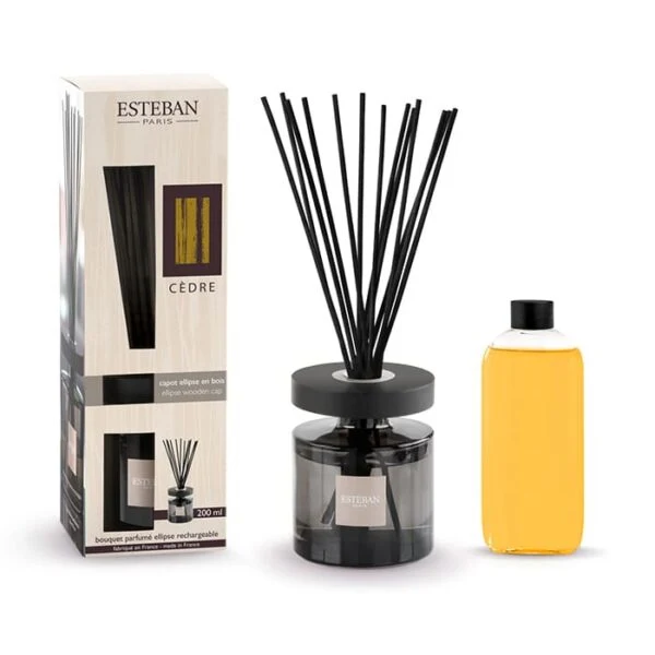 Bouquet profumato Ellipse Cedro 200ml ESTEBAN-PARIS