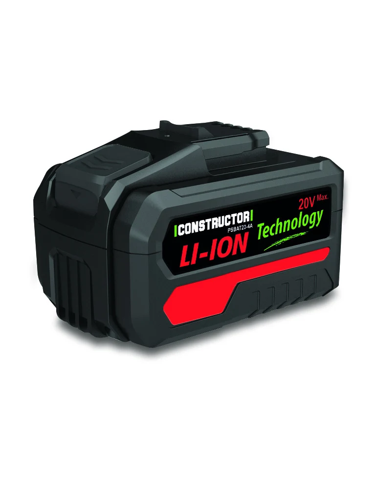 Batterie lithium 20V – 4Ah – autonomie longue durée – compatible Constructor