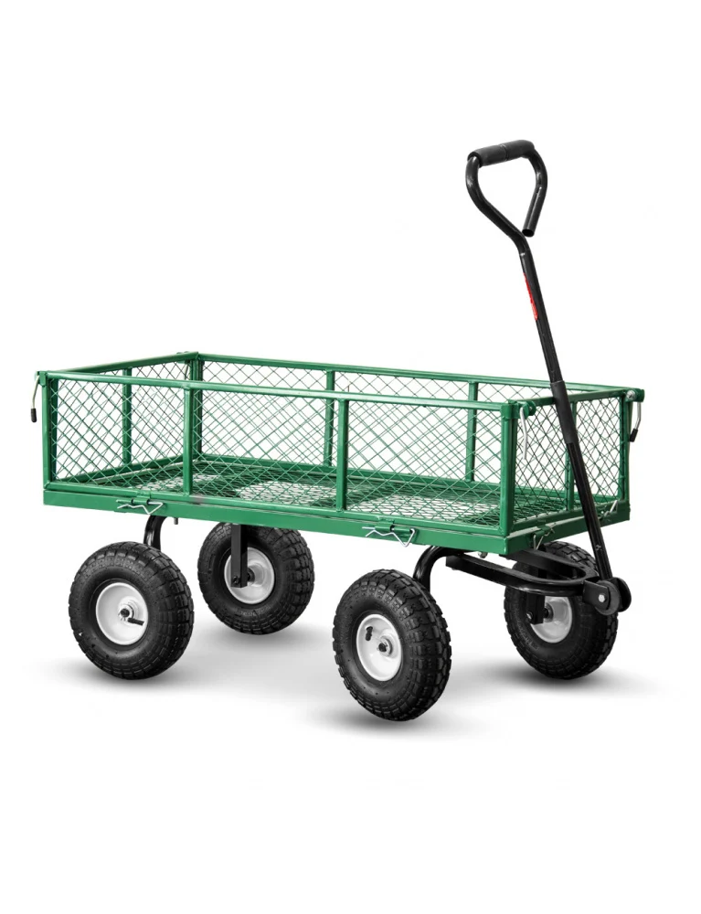 Chariot de jardin en acier - 97x 52 x 59 cm