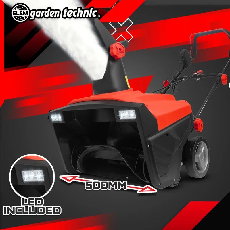 Déneigeuse électrique 2000W 50 cm – Puissante et idéale pour déneiger allées et trottoirs