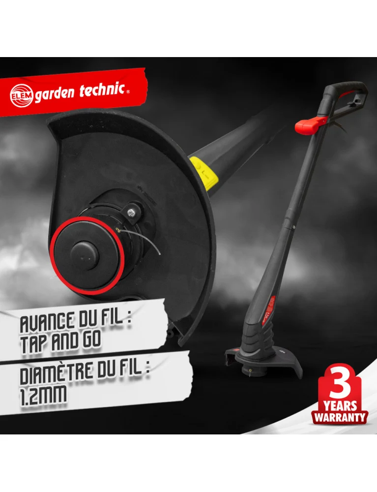 Pack tondeuse 1300 W / coupe-bordure 250 W