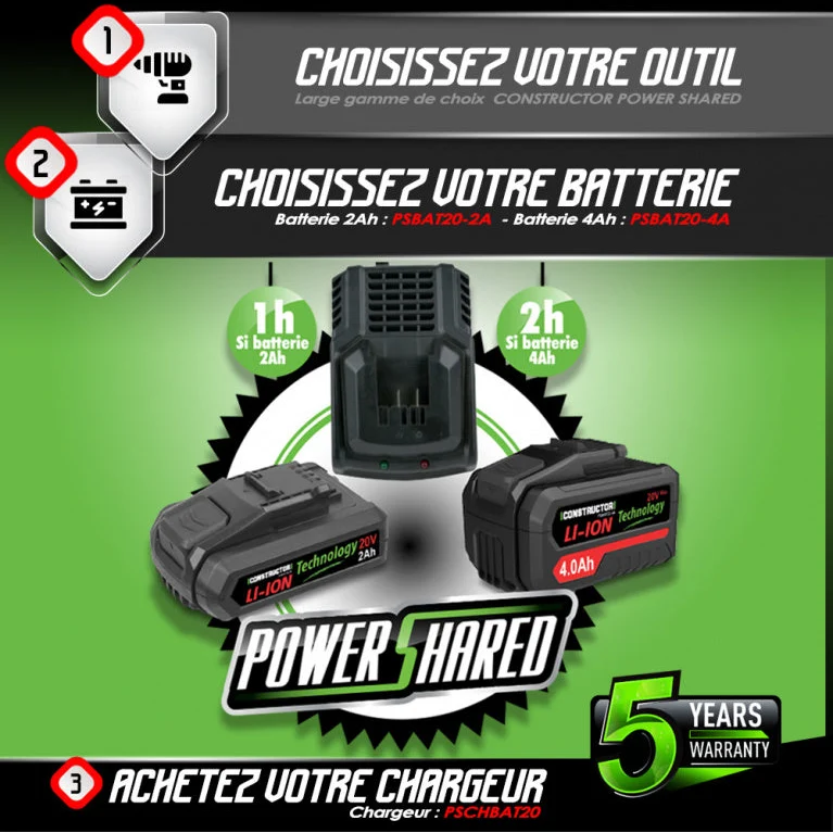 Taille haies 20v - Lame 55cm - Capacité de coupe 16mm - sans batterie