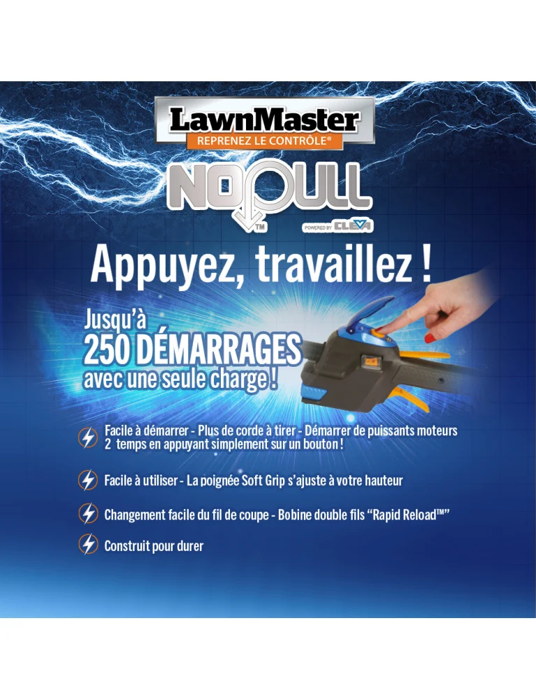 Multifonctions thermique 4 en 1 26 cm³ - démarrage électrique