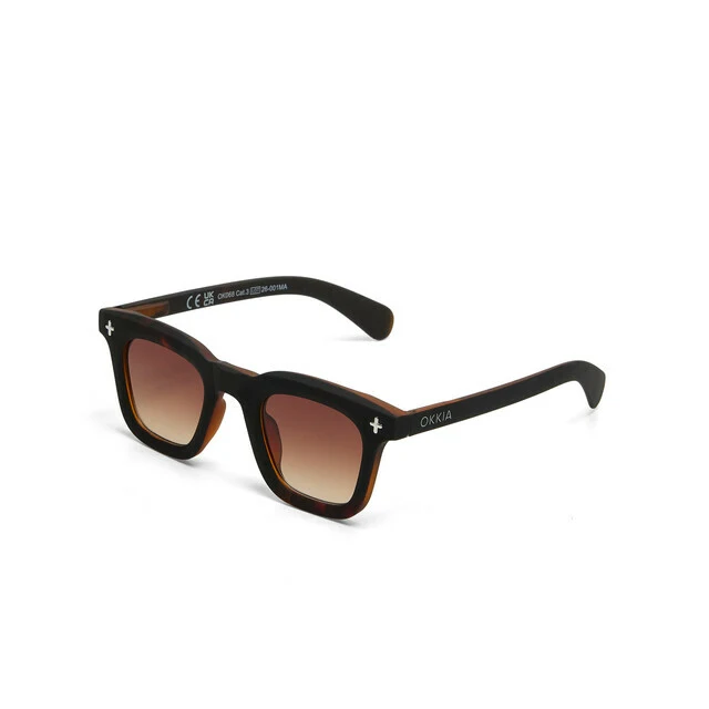 Occhiali da Sole Modello Firenze Havana Black Lenti Marroni OKKIA