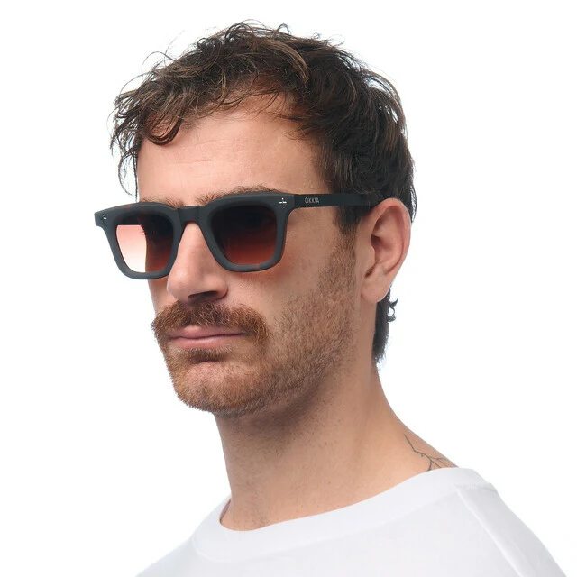 Occhiali da Sole Modello Firenze Havana Black Lenti Marroni OKKIA