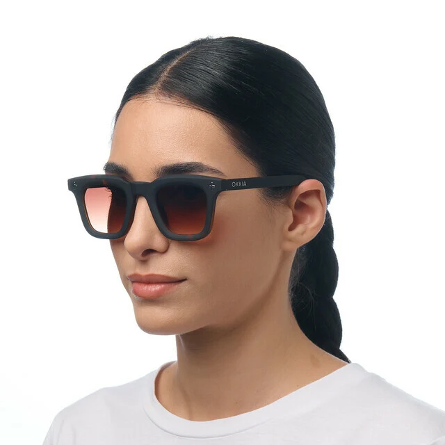 Occhiali da Sole Modello Firenze Havana Black Lenti Marroni OKKIA