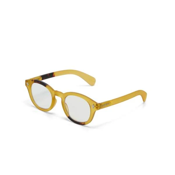 Occhiali da Lettura Anti Luce Blu Milano Giallo Havana +2,50 OKKIA