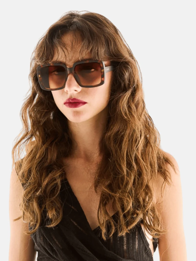 Occhiali da Sole Modello Alessia Havana con Lenti Marroni OKKIA