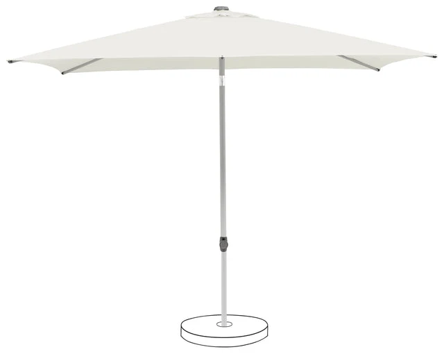 Ombrellone Pop Up 250x200cm Sand White Glatz