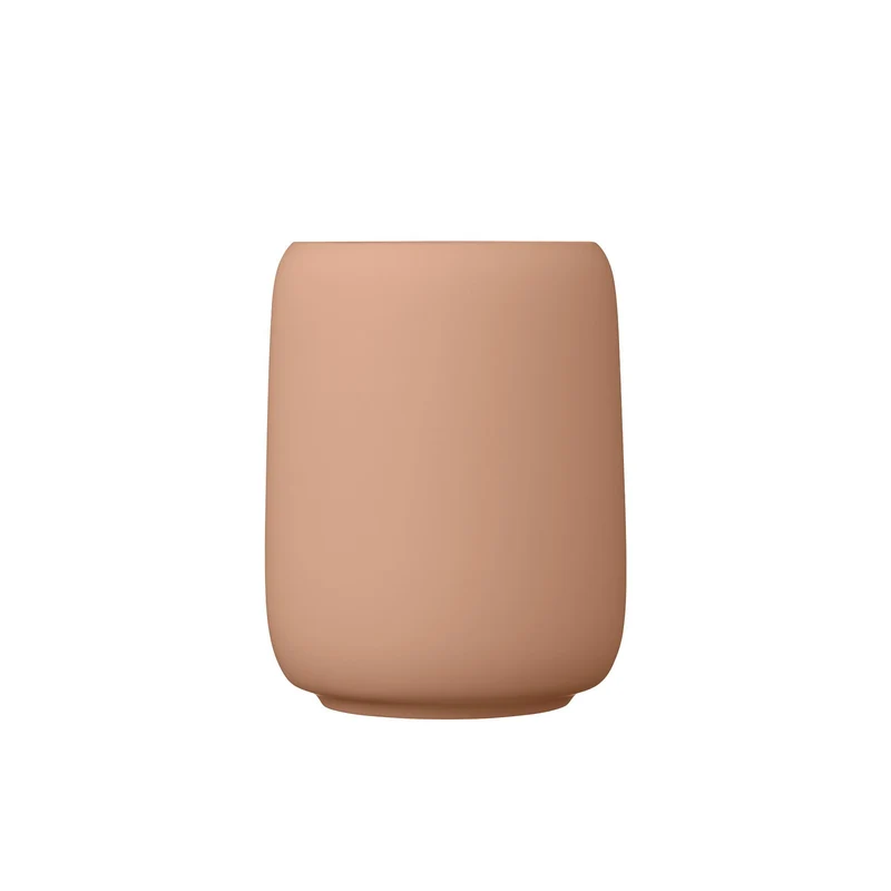 Bicchiere Porta Spazzolino SONO 300 ml Amber Brown Blomus