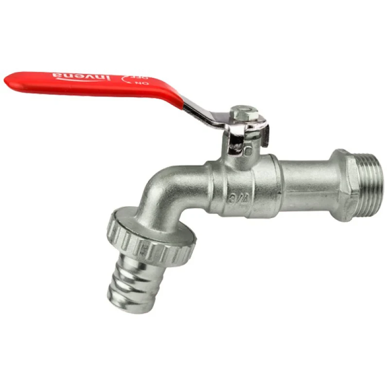 1/2 Inch Garden Tap Qoarter Turn Water Lever Type Valve Red Handle