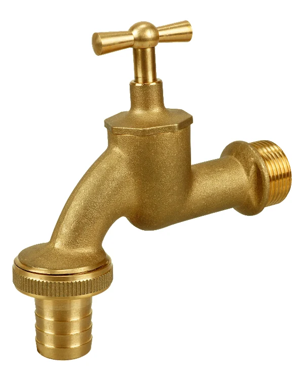 3/4" Inch Garden Water Feed Brass Tap Outdoor Watering Butterfly Handle