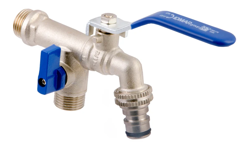 1/2x1/2 Inch Duo Duaacl Garden Tap Valve Water Faucet with Handle