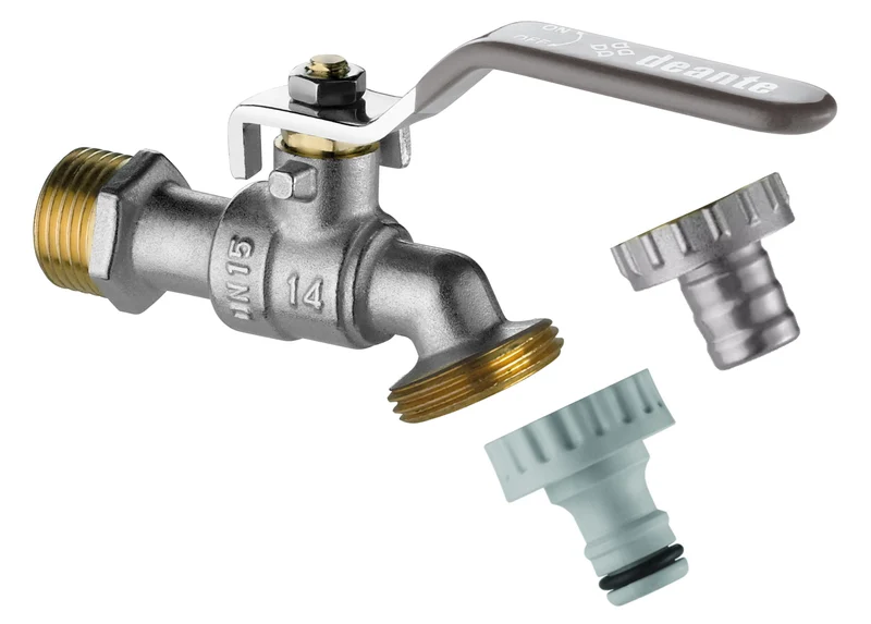 3/4 Inch Garden Tap Patio Ball Valve Lever Type Handle Replacement Brass