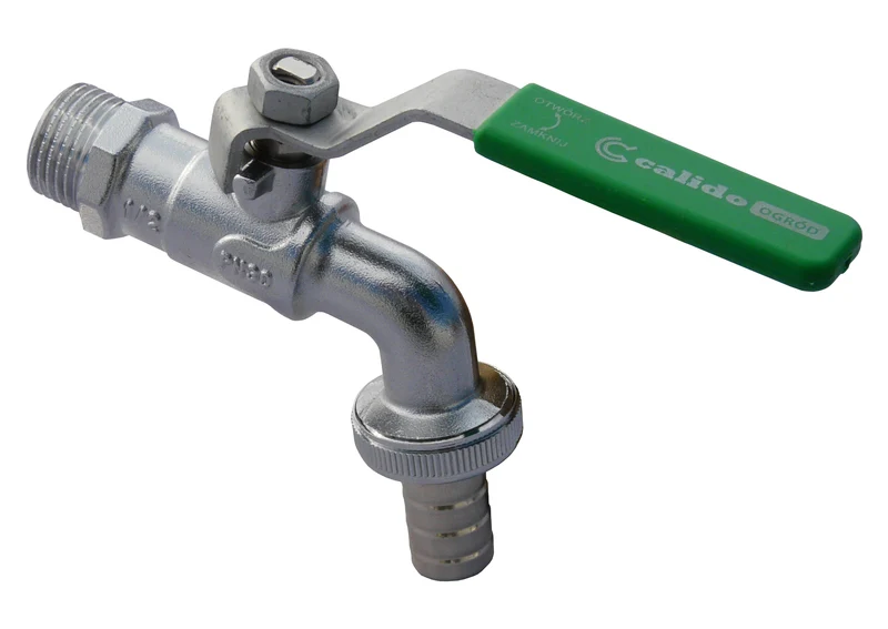 1/2 Garden Hose Tap BSP Ball Valve Calido Quarter Turn Handle Brass