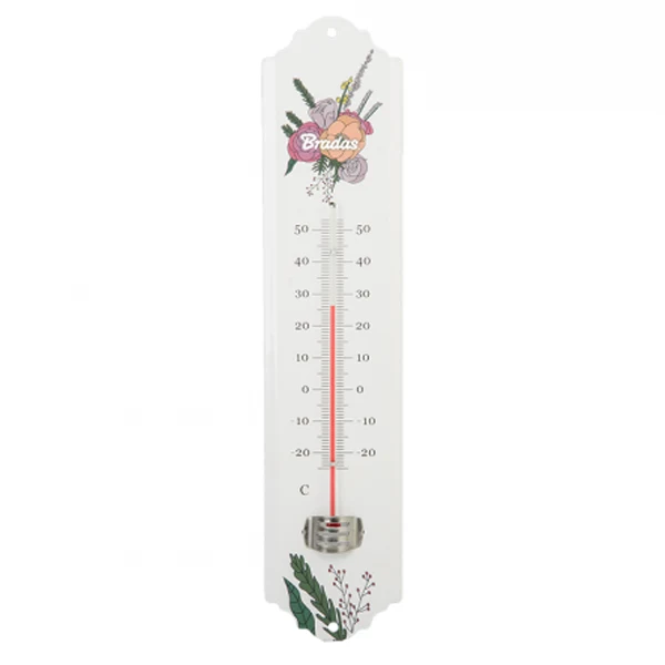 Metal 20cm Outside Window Thermometer -25/50°C Traditional Temperature Measure