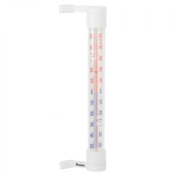 Outside Window Thermometer -50/50°C Traditional Temperature Measure Adhesive Tape