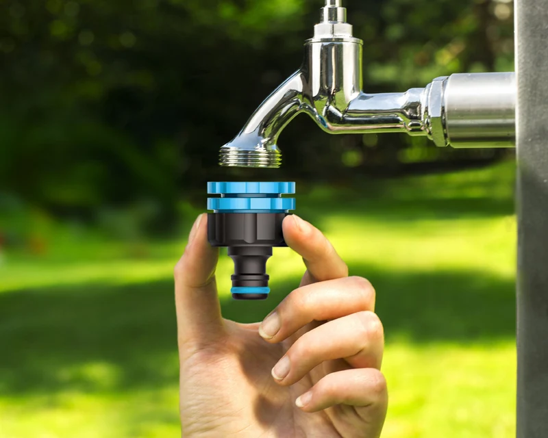 1/2 3/4 1 Inch Universal Garden Faucet Connector Female Hozelock Type