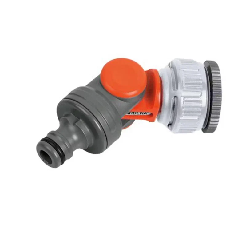 1-3/4 Inch Gardena Angled Rotating Swivel Garden Tap Connector Adaptor