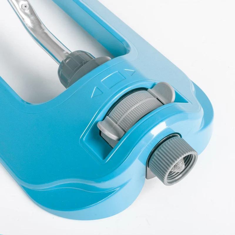 18 Hole Oscillating Hose Pipe Water Sprinkler Spray Garden Lawn Grass Flowers