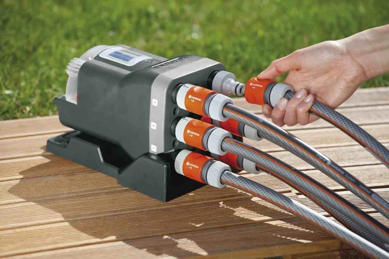 Gardena 6 Way Automatic Garden Water Distributor Sprinkler Irrigation System