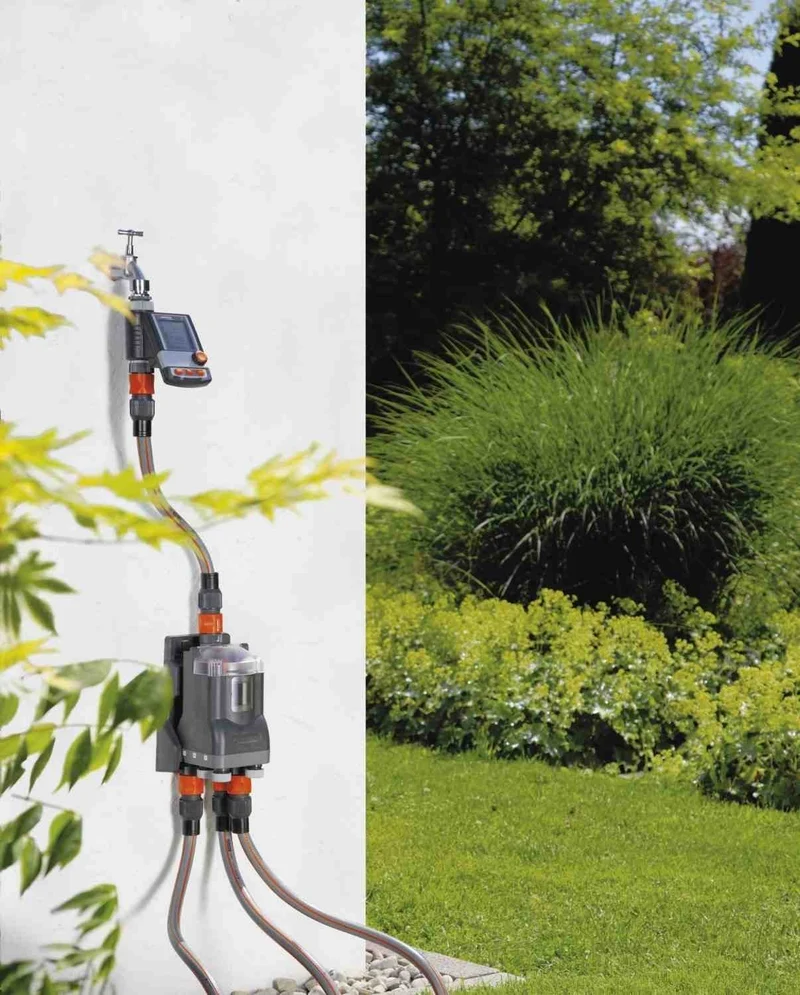 Gardena 6 Way Automatic Garden Water Distributor Sprinkler Irrigation System