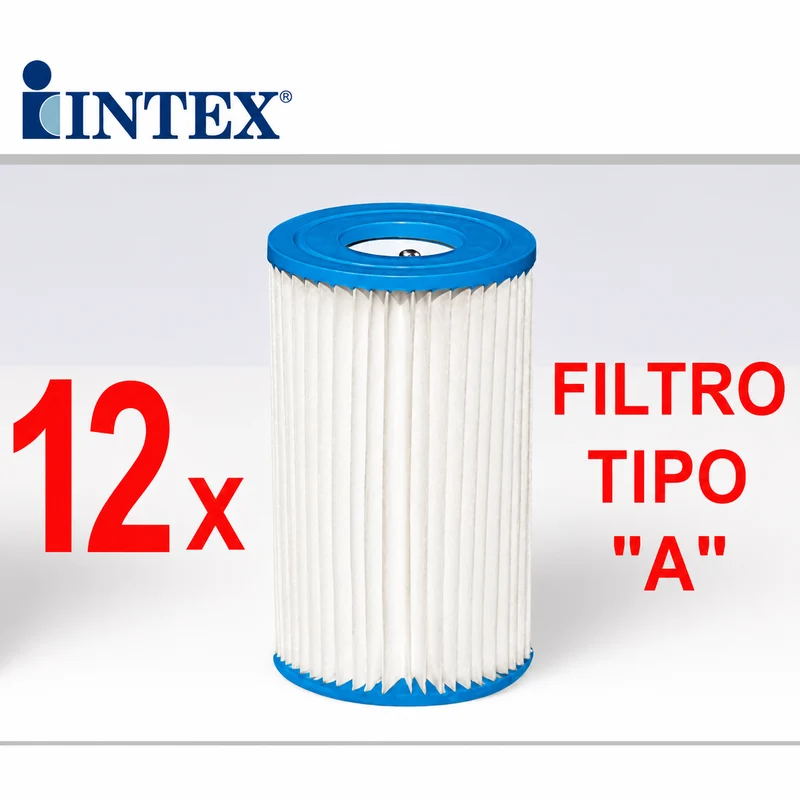 INTEX PEZZI 12 FILTRI CARTUCCIA MOD. A 59900 29000 PER POMPA PISCINA