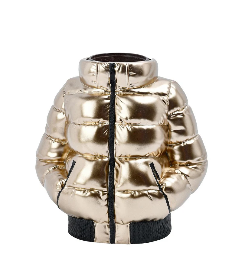 Decorazione Giacca Sci Wellow 25.4x15.3x24.5cm Oro Bizzotto