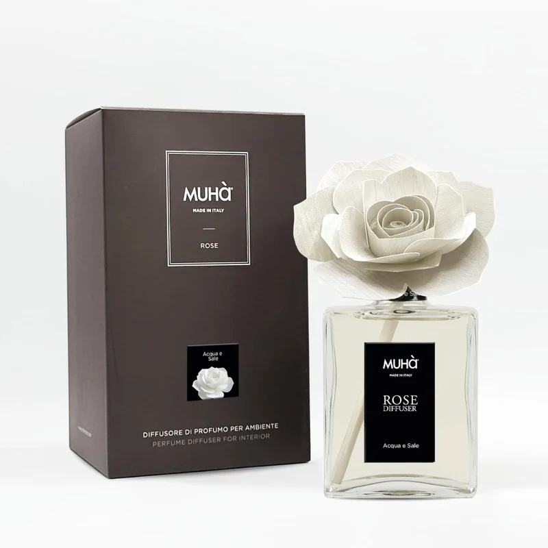 PROFUMATORE D'AMBIENTE ROSA DIFFUSER ACQUA E SALE 200 ML