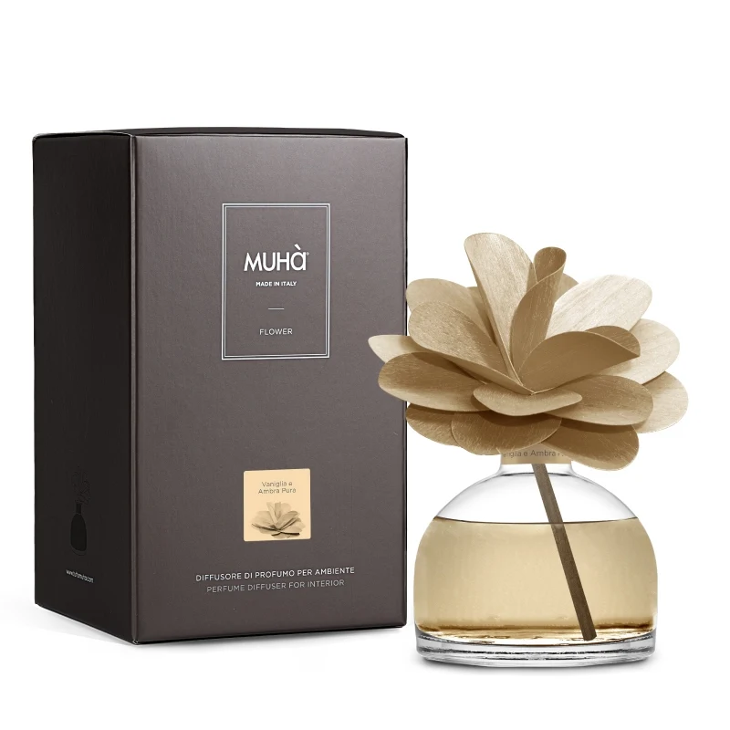 PROFUMATORE D'AMBIENTE FLOWER DIFFUSER VANIGLIA E AMBRA PURA 200 ML