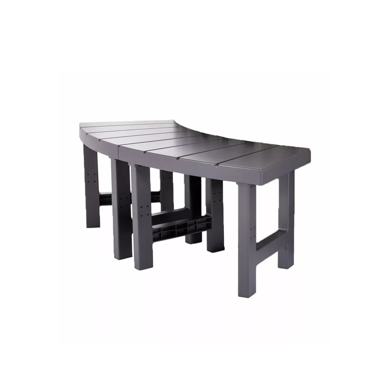 Panchina per PureSpa Rotonda 4 posti 2 pezzi medi e 2 pezzi alti Marrone INTEX