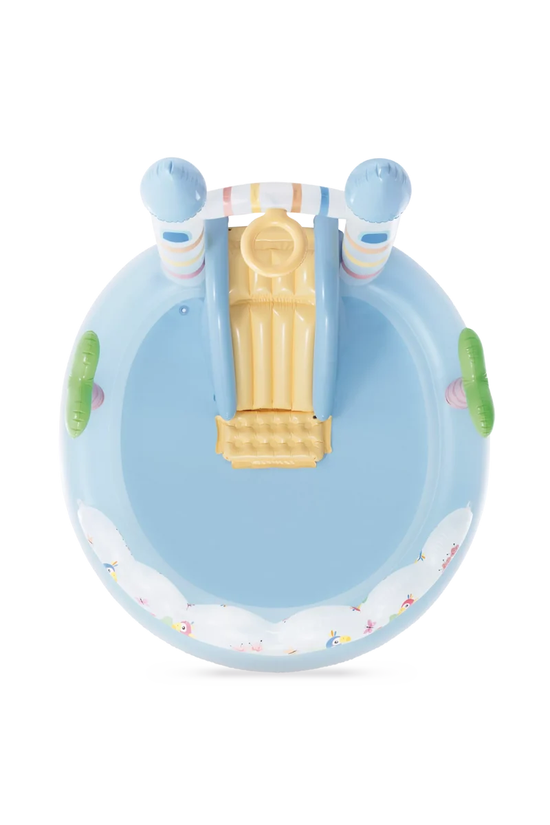 Piscina gonfiabile Play Center Castello Unicorno 198x178x127 cm arcobaleno INTEX