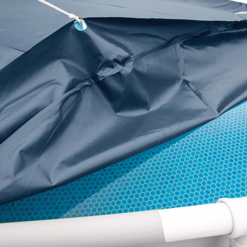 Intex Telo per copertura piscina rotonda D457 cm Blu