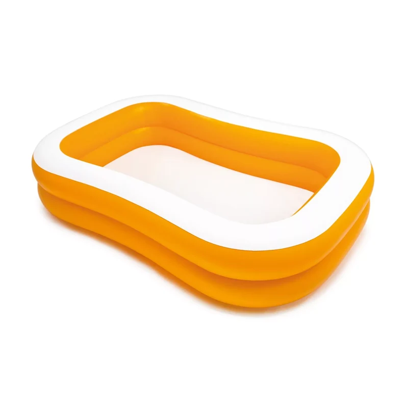 Wetset & Play Center Piscina Gonfiabile Family Rettangolare 229x152x48cm Arancione