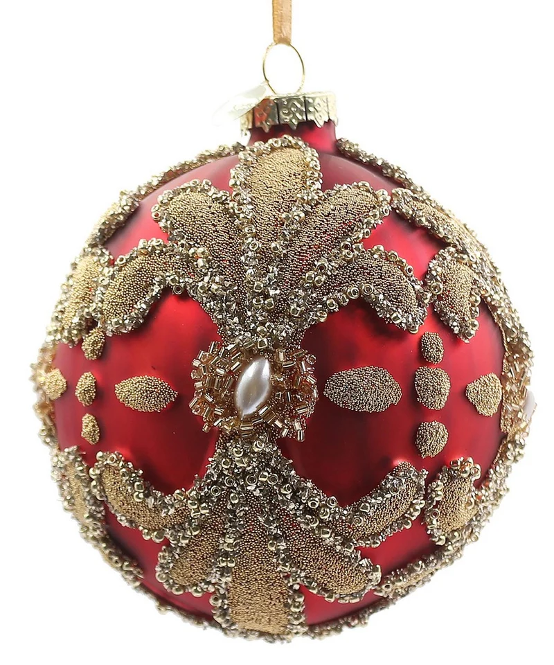 Pallina di Natale Showy D10 Rosso Christmas