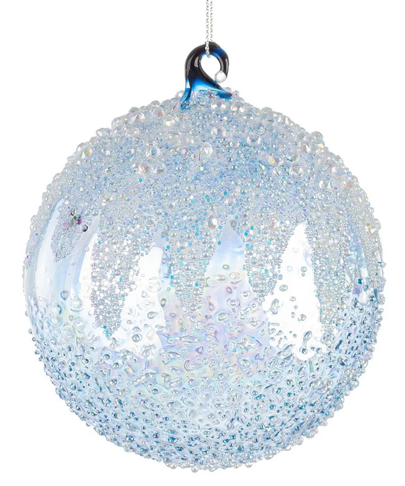 Sfera di Vetro Wink Azzurro D10 Christmas