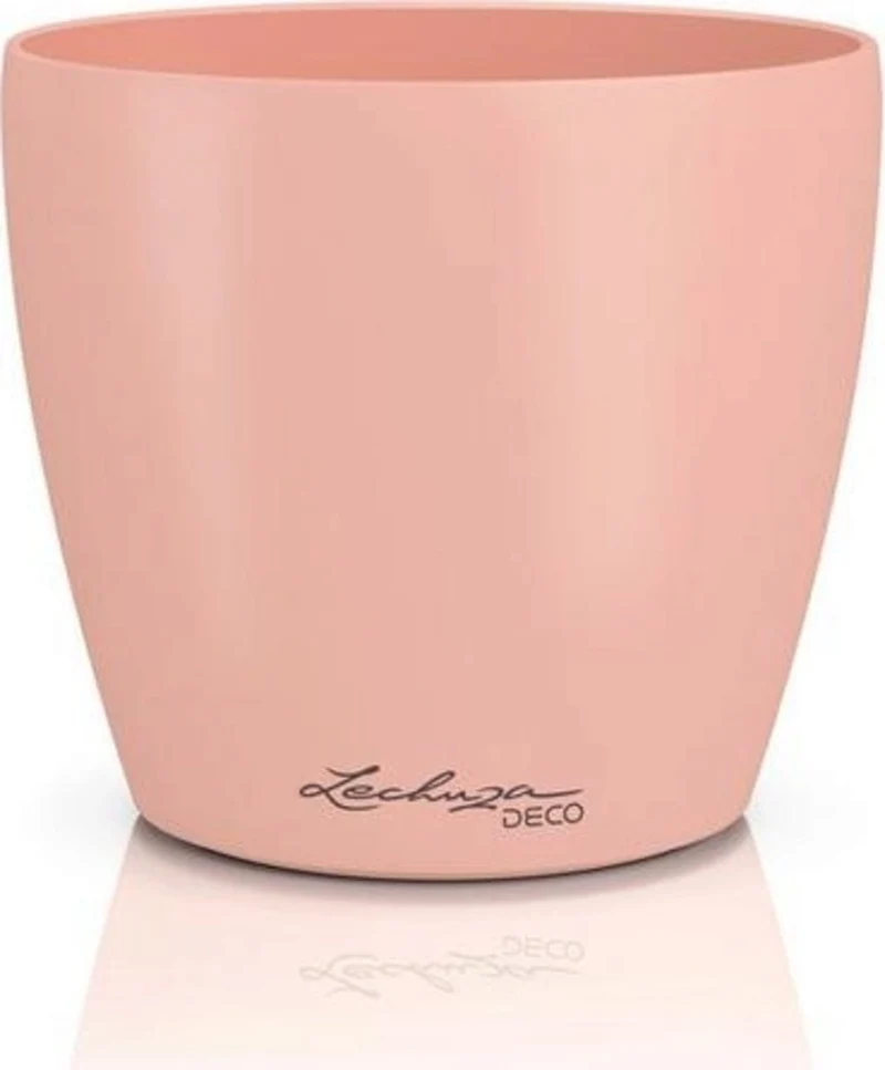 Vaso Classico "Deco 18" D18 H17CM Rosa Magnolia Opaco LECHUZA