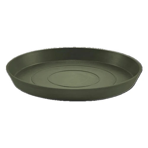Sottovaso Rotondo D18 H2 5 cm Verde Kaki ECOPOTS