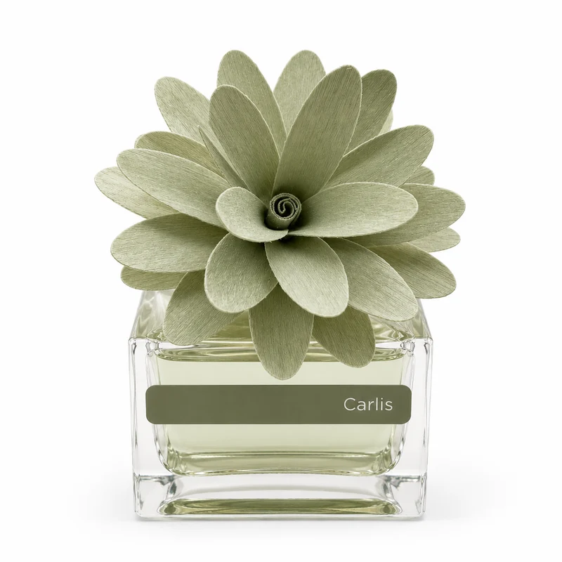 Profumatore Ambiente con Fiore in Legno 30ml Carlis MUHA
