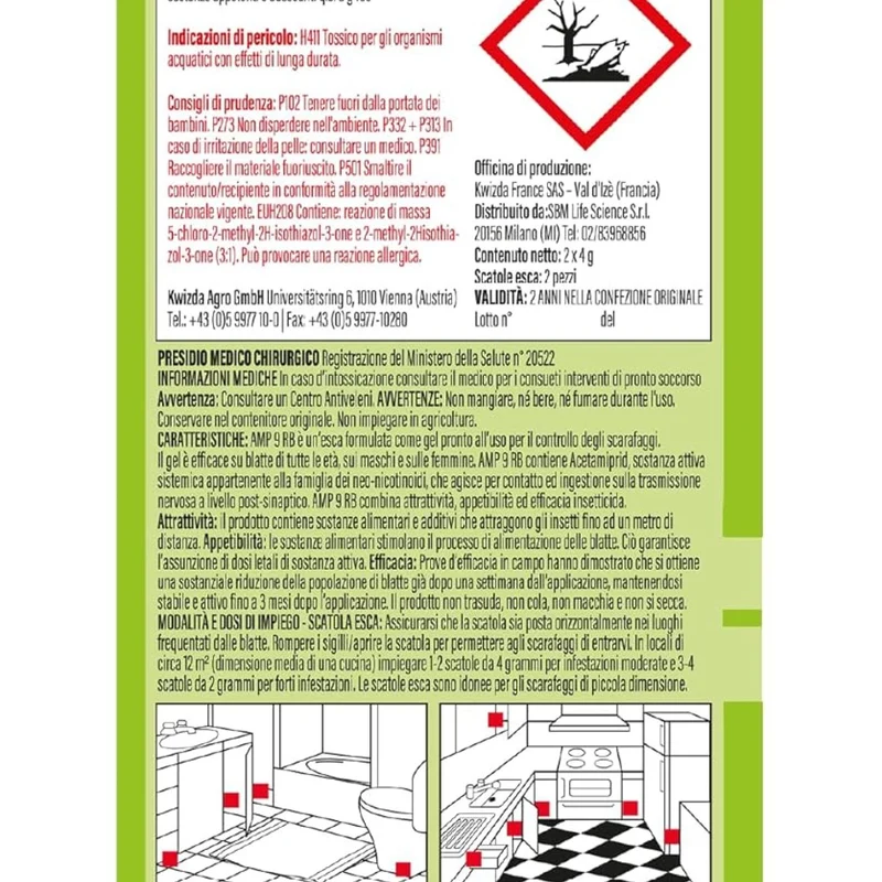 Trappola Scarafaggi 2 Pezzi Protect Home Fastion