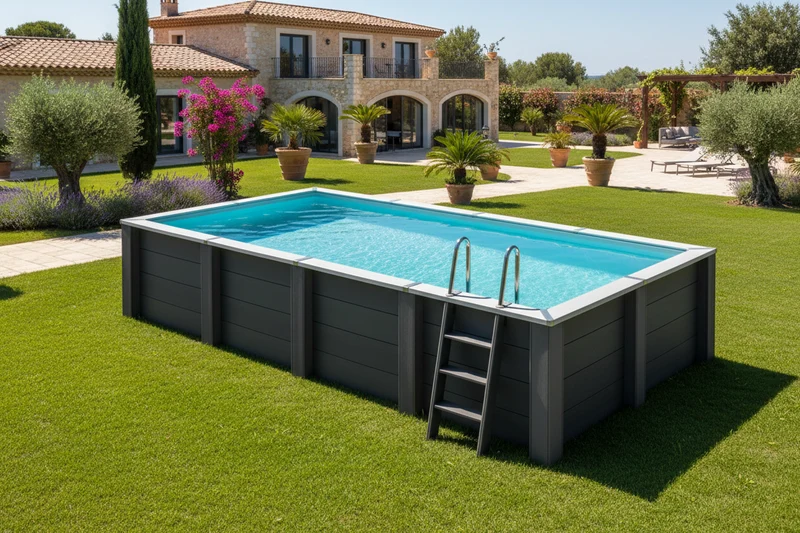 Piscina Fuori Terra Rettangolare 595 x 315 x 126 cm GRE
