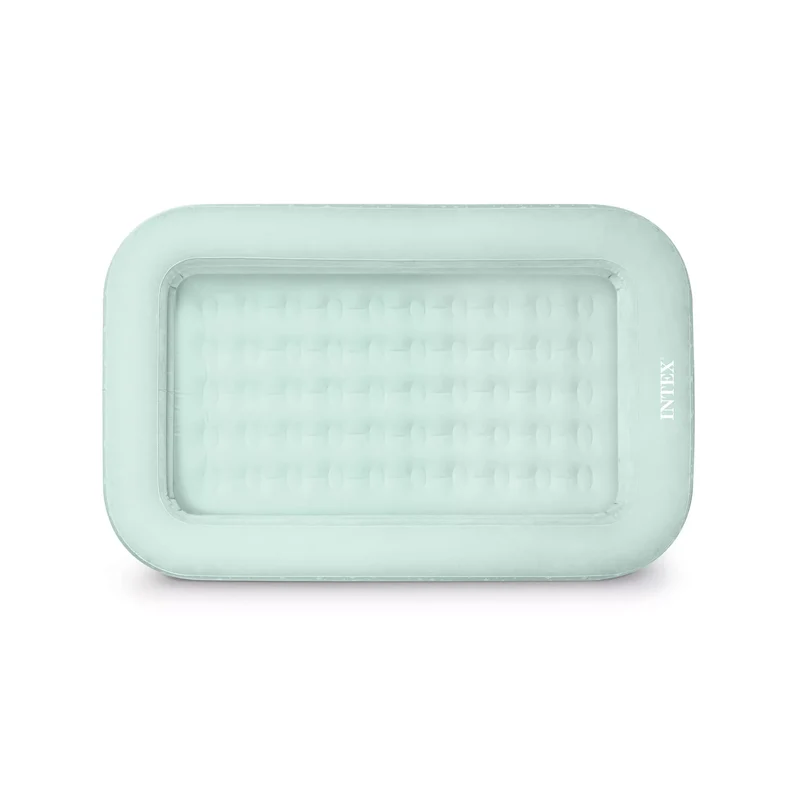 Materasso Gonfiabile da Viaggio Airbed Travel Cozy Kidz 107cm x 168cm x 25cm Verde con stelle Intex