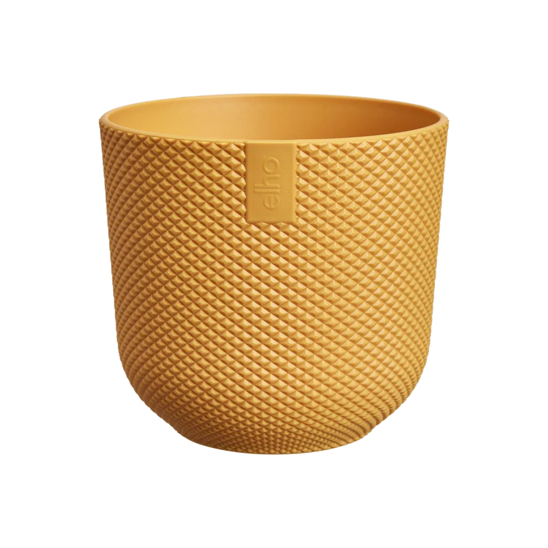Vaso Jazz Round Mini D 9 x H 9 cm Giallo Ambra ELHO