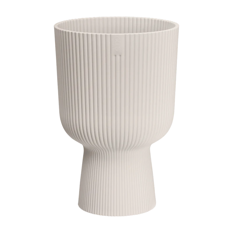 Vaso Vibes Fold Coupe D 14 x H 21 cm Bianco Lino ELHO
